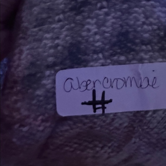 VTG ABERCROMBIE & FITCH S Airspun patterned knit shawl collar cardigan Y2k 90'S - Picture 14 of 14